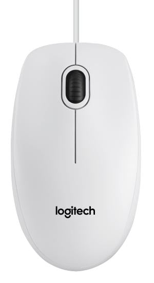 Mouse Ottico USB Logitech B100 Bianco