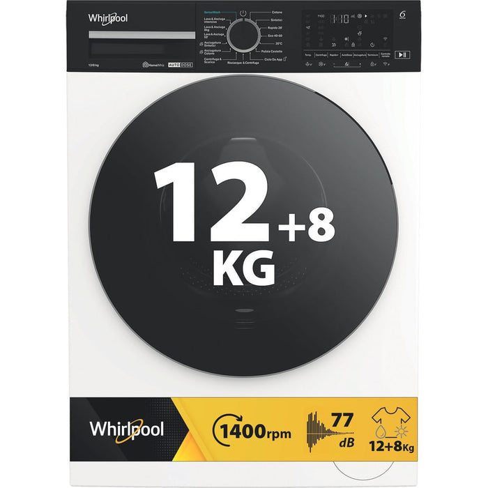 Lavasciuga Whirlpool 12/8kg Inverter 1400 giri