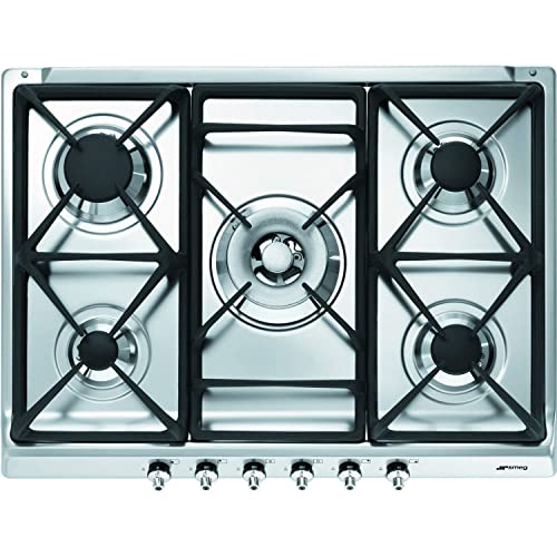 Piano Cottura Incasso Gas 5 Zone 70cm Inox