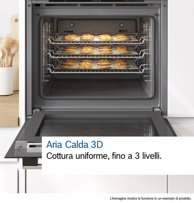Forno Incasso Statico Ventilato 60cm Inox Bosch