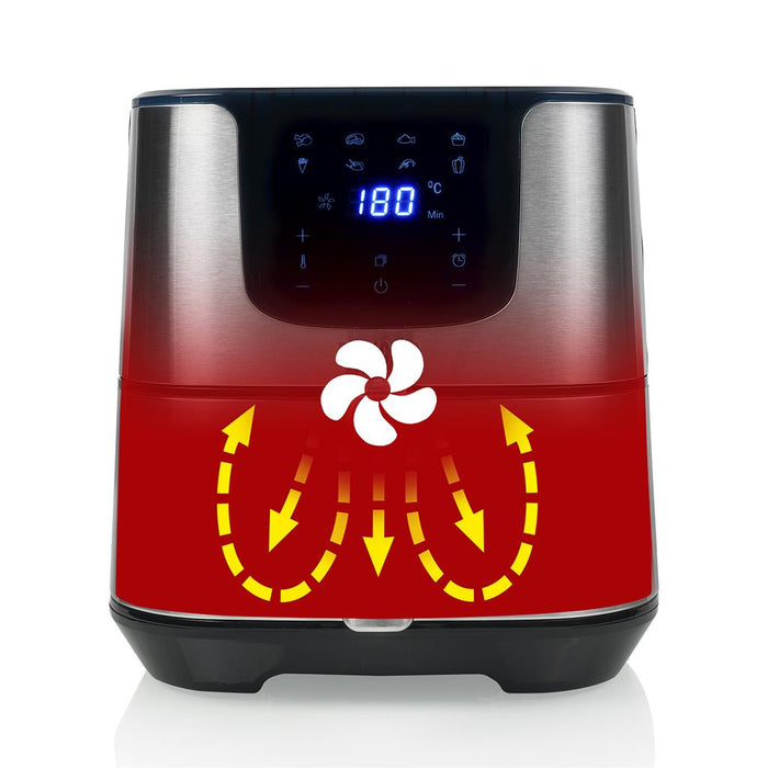 Friggitrice ad Aria Princess 5,5L 1700W Nero/Inox