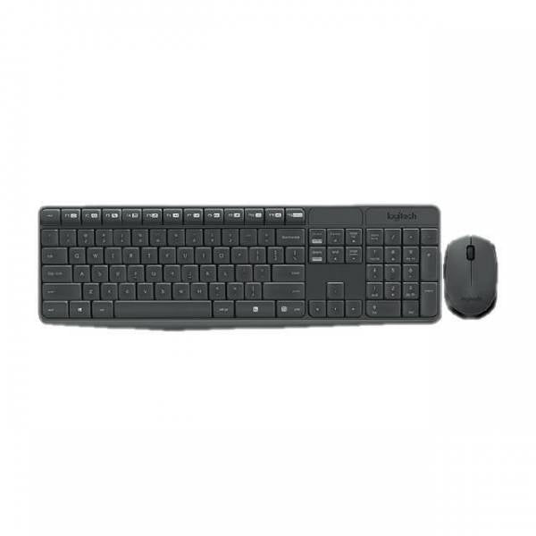Kit Tastiera + Mouse Senza Fili Logitech MK235 Nero