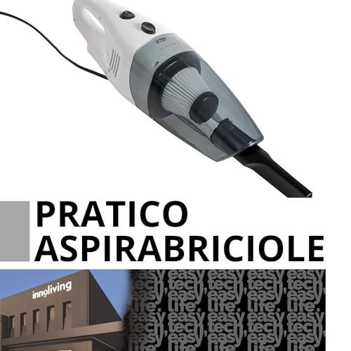 Scopa Elettrica 2in1 600W Cavo 4mt Bianca