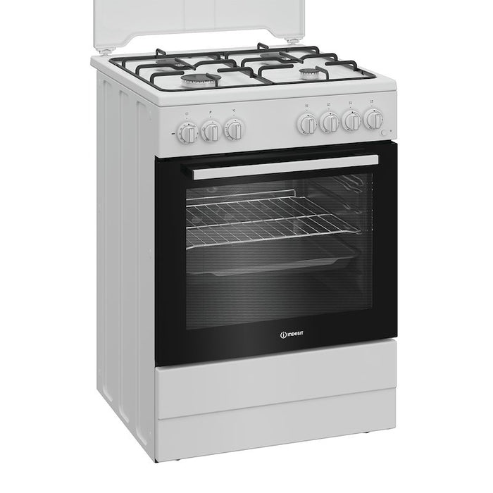 Cucina a Gas 4 Fuochi Forno Elettrico 73L 60x60 Bianca