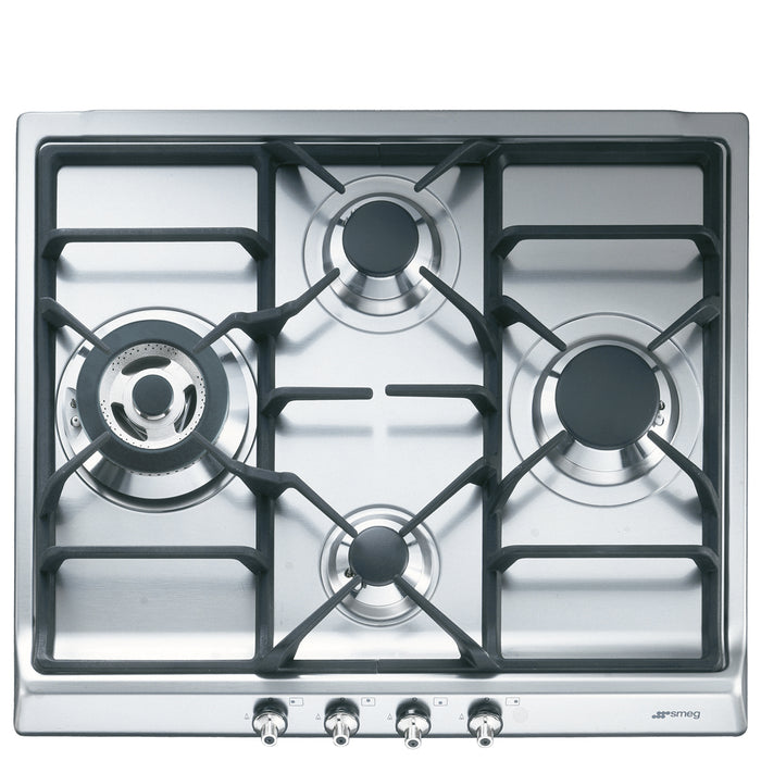 Piano Cottura Incasso Gas 4 Zone 60cm Inox