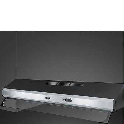 Cappa Aspirante Incasso Semi Integrata 90cm Argento LED