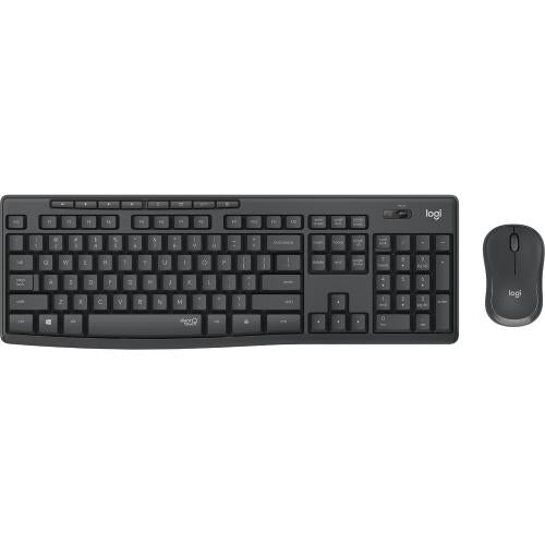 Kit Tastiera Mouse Senza Fili Grigio Grafite Logitech MK295