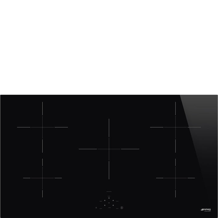 Piano Cottura Incasso Induzione 90cm 5 Zone Nero