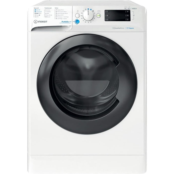 Lavasciuga Indesit 9/6 kg Inverter Vapore 1400 Giri