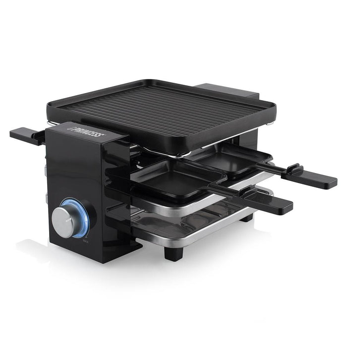 Bistecchiera Raclette Nero 4 Griglie 50x60cm 700W