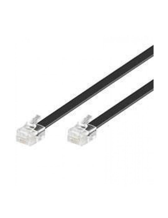 Cavo Telefonico RJ11 Modulare 2 mt Nero