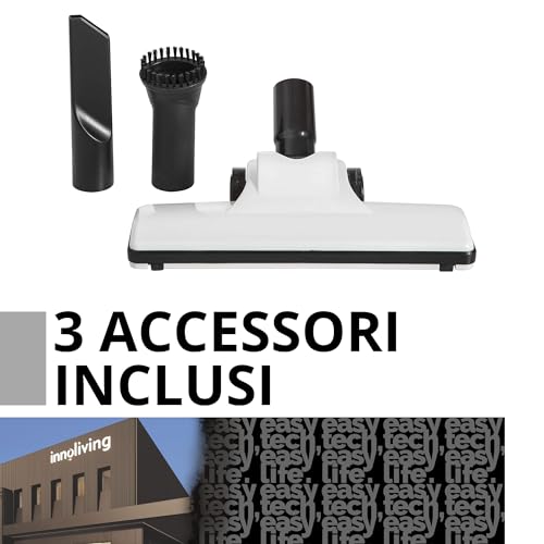 Scopa Elettrica 2in1 600W Cavo 4mt Bianca
