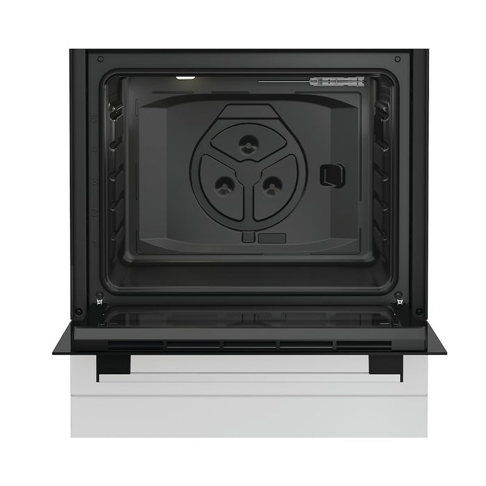 Cucina a Gas 4 Fuochi Forno Elettrico 73L 60x60 Bianca