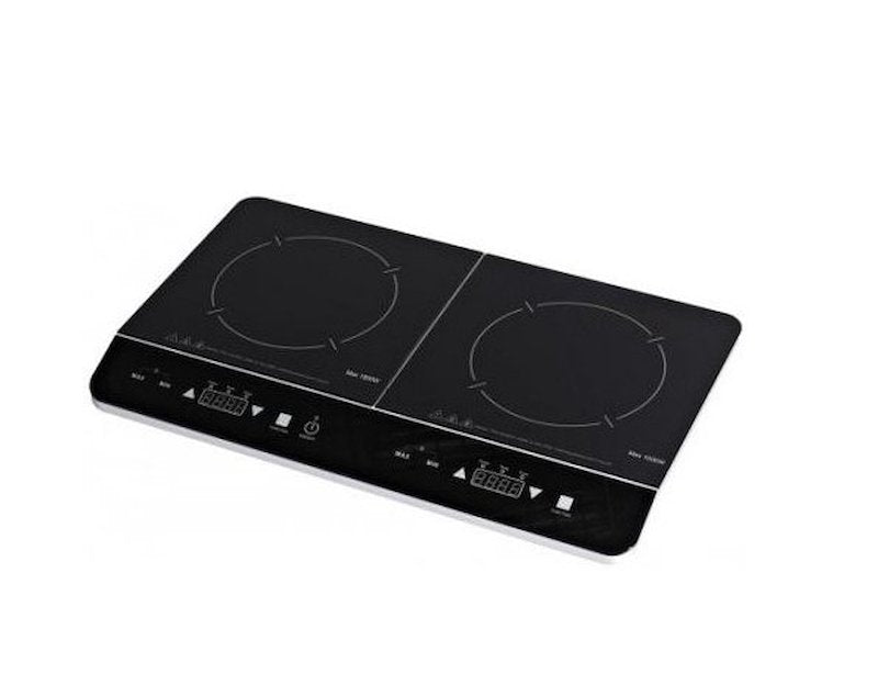 Piastra Induzione Doppia con Display 12/26 cm 2800W