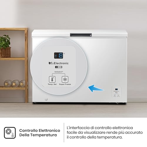 Congelatore Pozzetto Hisense 297L Bianco