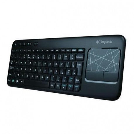 Tastiera Logitech Smart TV Touchpad K400 Plus Nero