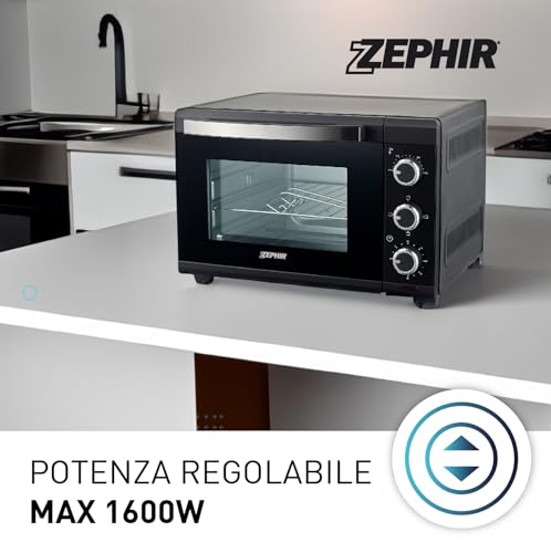 Forno Elettrico 21L Nero Rifiniture Premium 1280W