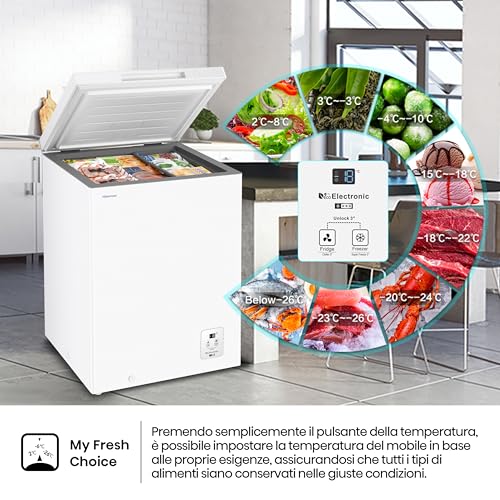 Congelatore a Pozzetto Hisense 141 L Bianco