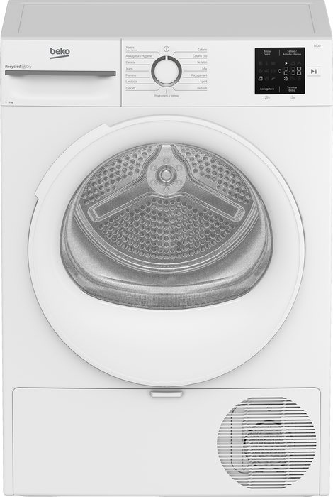 Asciugatrice Beko 10kg Classe D Bianca