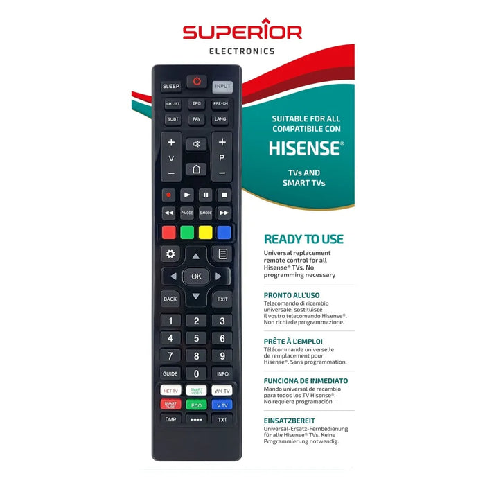 Telecomando Universale per Smart TV Hisense