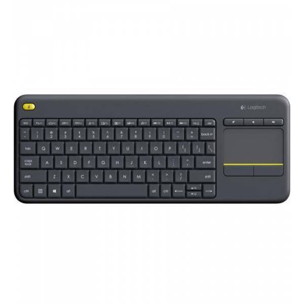 Tastiera Logitech Smart TV Touchpad K400 Plus Nero