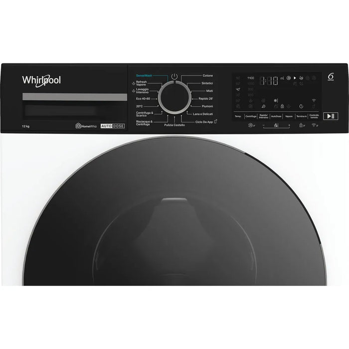 Lavatrice Whirlpool 12kg WiFi Vapore 1400 Giri