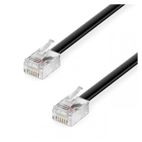 Cavo Telefonico RJ11 Modulare 2 mt Nero