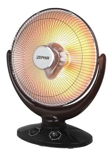 Stufa Parabola Oscillante Carbonio 32cm 500/1000W