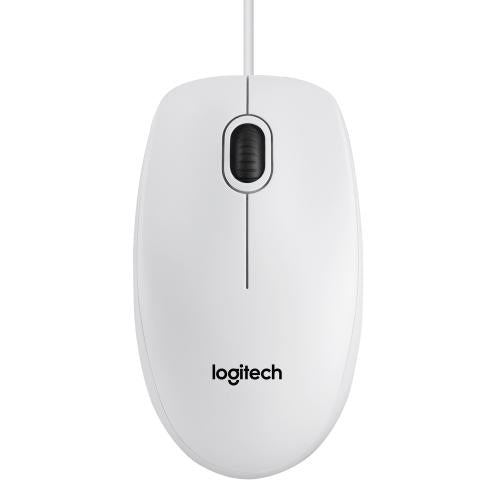Mouse Ottico USB Logitech B100 Bianco