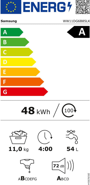Lavatrice Samsung 11kg WiFi Bianco 1400 Giri