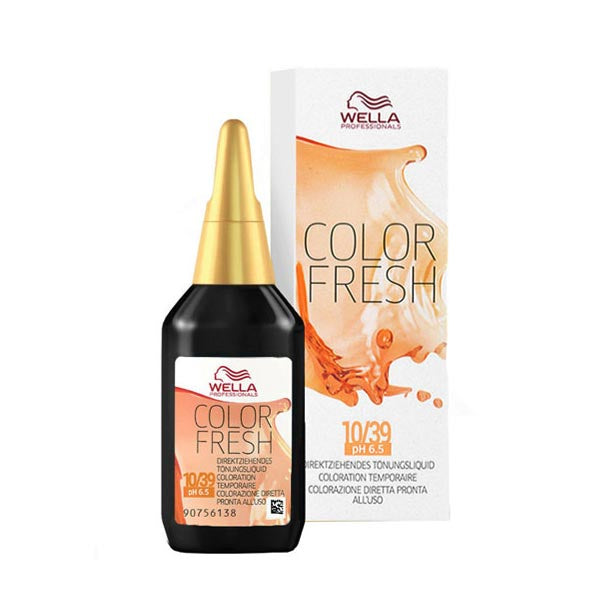 WELLA COLOR FRESH BIONDO PLATINO DORATO CENDRE 10/39