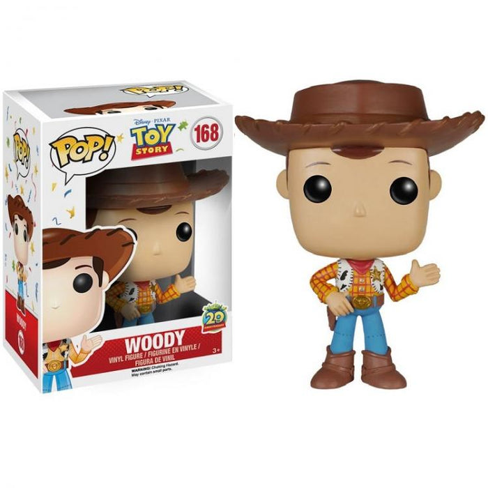 Funko Pop Disney Pixar Toy Story 168 Woody 20Th Action Figure Vinyl Statuetta
