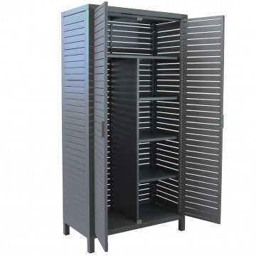 Mobile in alluminio verniciato - 90x48x180 cm - Antracite