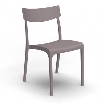 Sedia struttura monoblocco polipropilene fibra di vetro 46x54x80 cm