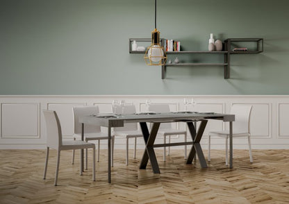 Itamoby Consolle allungabile Xenia con Telaio Antracite