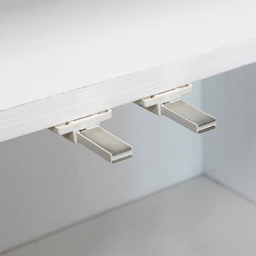 Mobile 4 ante bianco con decoro naturale 180x45x80 cm in legno