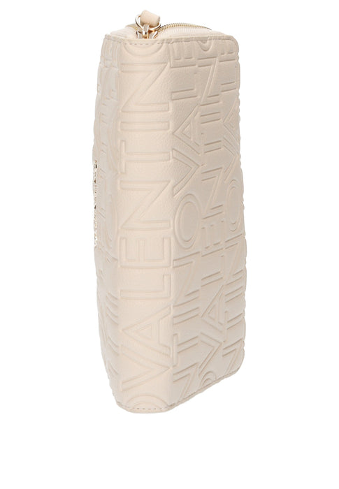 Portafoglio Pansy Valentino Bags In Ecopelle Con Chiusura A Zip E Logo Frontale 19x10x3 Cm