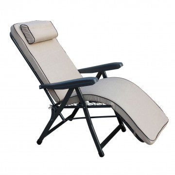 Poltrona automatica in acciaio e tessuto, dimensioni standard, peso 14,8 kg