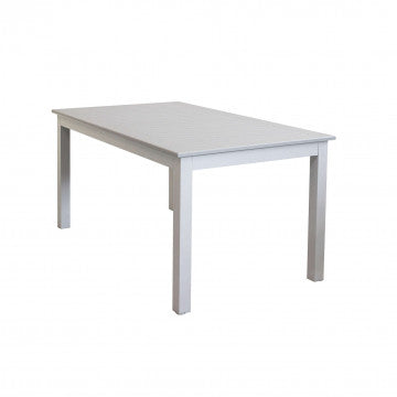 Tavolo allungabile alluminio 150/210x90 cm verniciato tortora