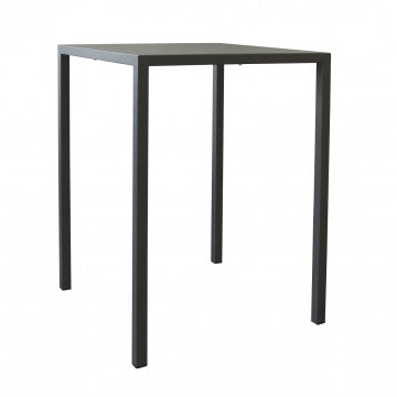 Tavolo autolivellante 80x80 cm, altezza 110 cm, struttura metallo
