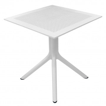Tavolo Jarvis Polipropilene Bianco 70x70x75h cm