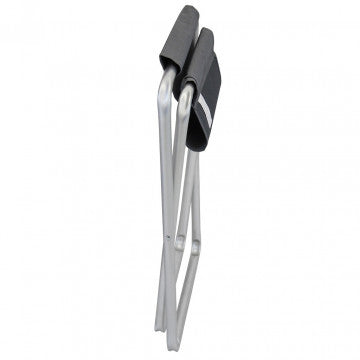 Sgabello in alluminio con seduta in textilene, portata 85 kg