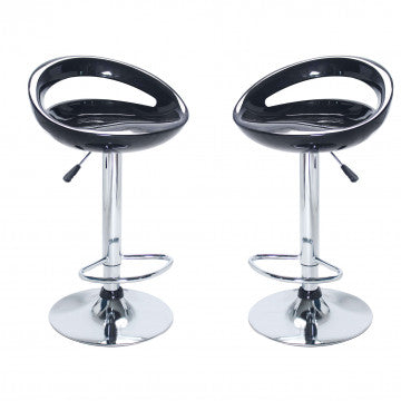 Sgabello girevole regolabile in ABS, altezza 77,5-98 cm
