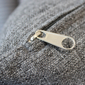 Salotto con struttura in alluminio, corda PVC e rivestimento poliestere-cotone