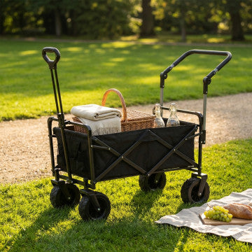 Carrello con struttura metallica tubo ø25 mm, portata 110 kg, 50x85x97 cm