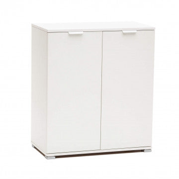 Base 2 ante in truciolare bilaminato bianco 75x38x85 cm