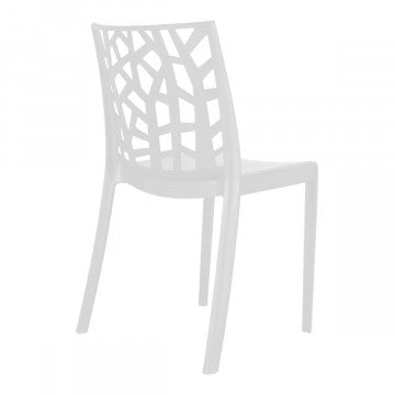 Chaise Matrix - Chaise empilable en polypropylène avec capuchons antidérapants 55 x 47 x 82 h cm