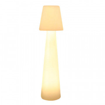 Lampada luminosa in polietilene, diametro 40 cm, altezza 152 cm, ricarica USB