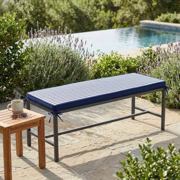 Cuscino in poliestere sfoderabile idrorepellente 150x45 cm spessore 4