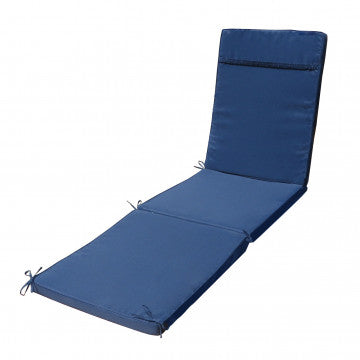 Cuscino lettino sfoderabile idrorepellente poliestere 59x194,5x4 cm